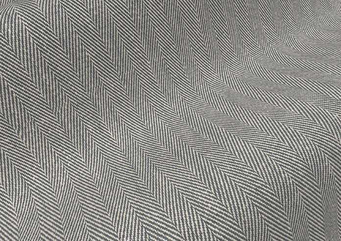 Delicate Chevron, Davy Grey - Twist&Fit Roman Blind - Image 4